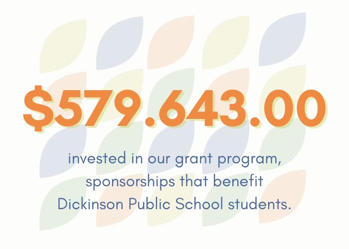 $579,643 invested in our grant program