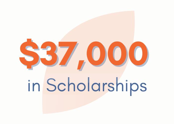 $37,000 in Scholarships