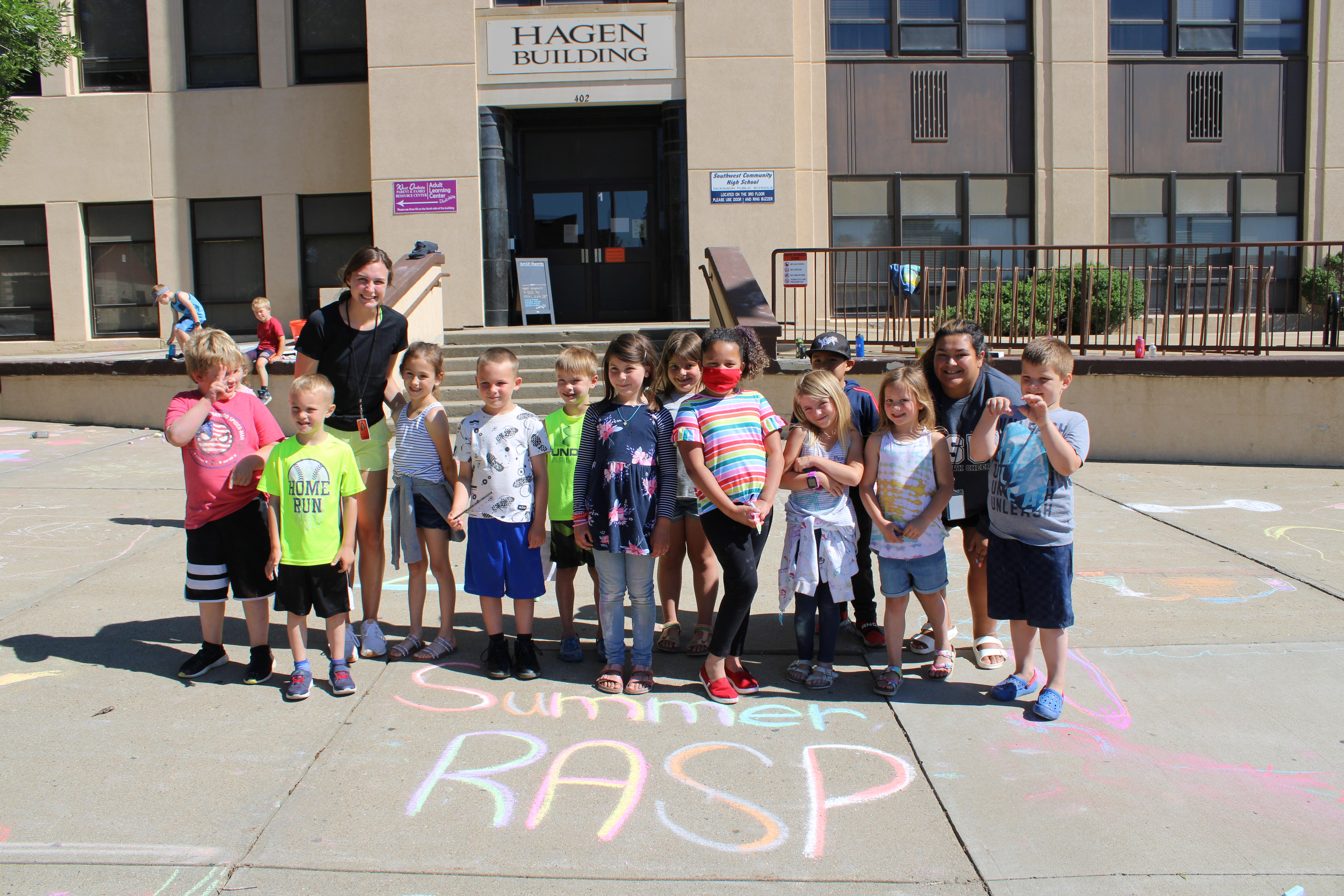 RASP Students outside