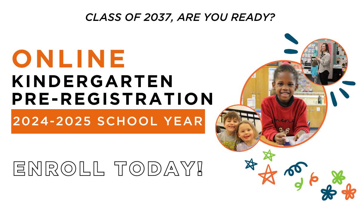 Kindergarten pre-registration opens February 1.